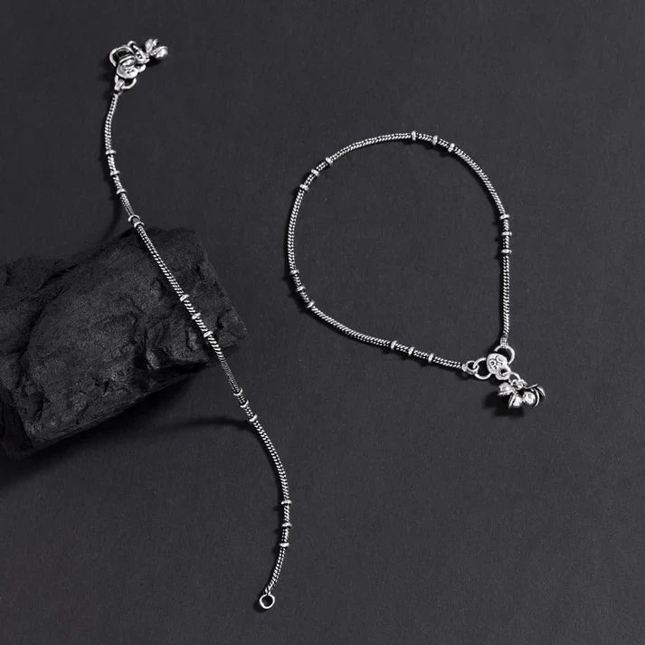 Arya Silver Plated Anklet