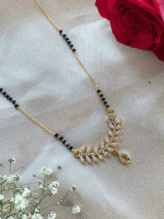 Leaf-inspired Mangalsutra