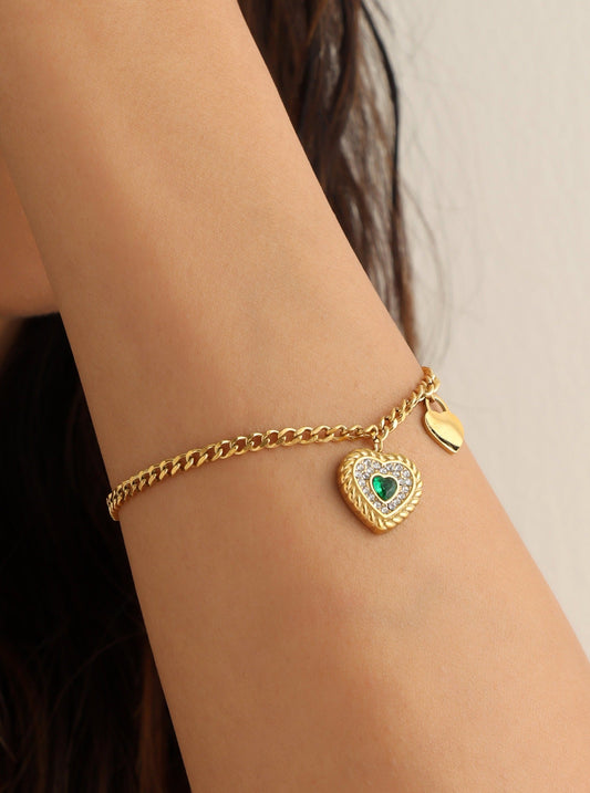 Twin Heart Bracelet