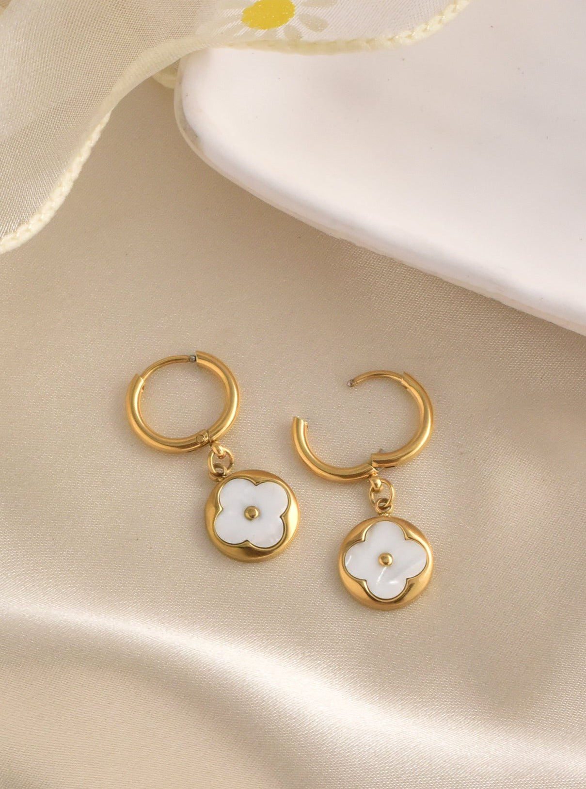 Floral Drop Earrings